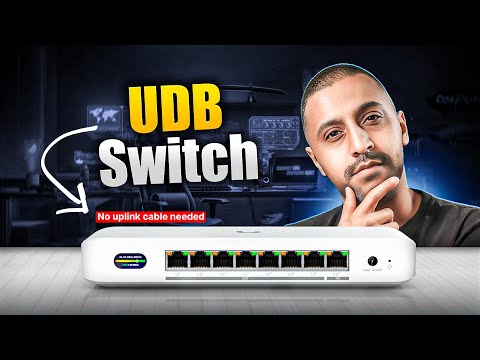 Ubiquiti UDB Switch - A Switch With No Uplink Cable?! Tests & Demo