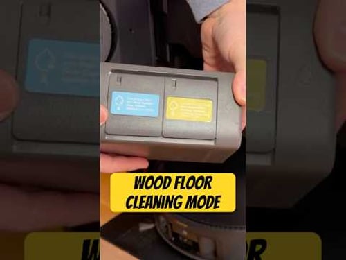 The Mobius 60 has a special wood floor cleaning mode!