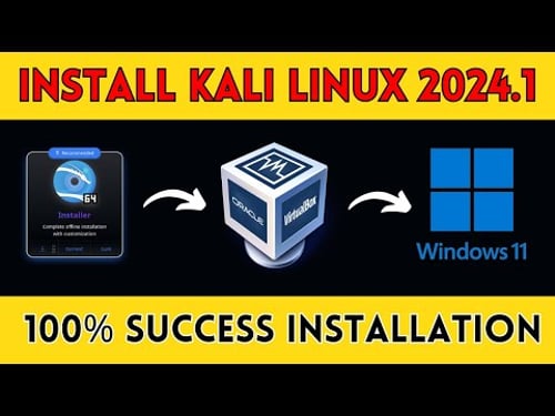 How to Install Kali Linux in VirtualBox | Windows 11 | Latest Kali Linux 2024.1 for FREE