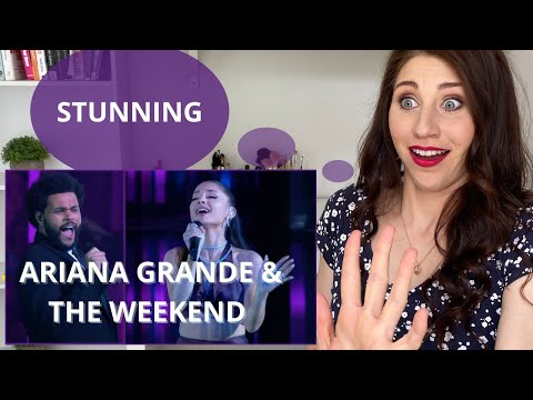 Stage Performance coach reacts to Ariana Grande & The Weekend 'Save Your Tears' live