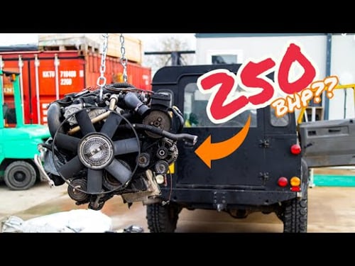 BMW M57 Defender: Preparation for an Engine Swap