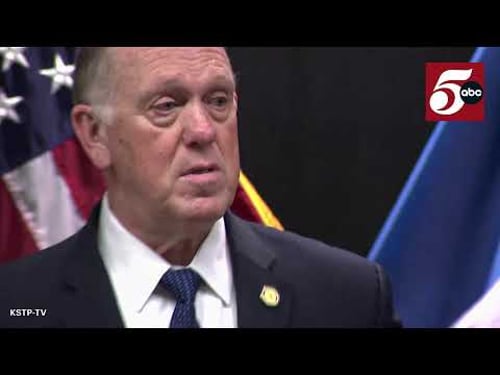 Tom Homan holds first press conference since arrival in Minnesota