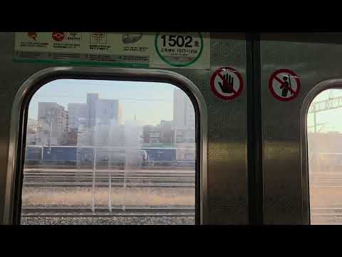 서울교통공사1호선 C102편성 S0434 청량리행 성균관대~의왕 주행영상&의왕역 발차영상