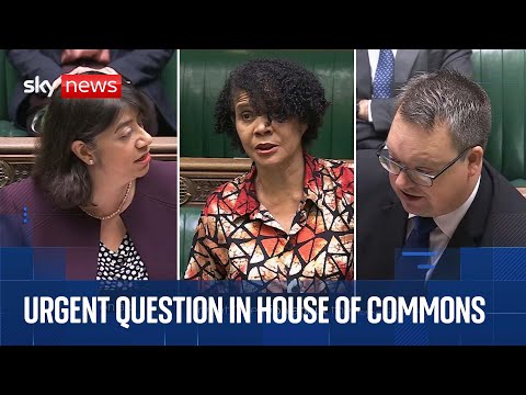 Urgent Question in Commons about US National Security Strategy and it's implications for UK