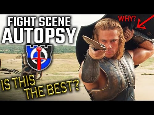 Could this be the BEST fight scene ever? TROY, Achilles vs Hector, Fight Scene Autopsy