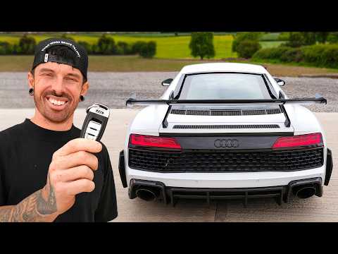 I REBUILT A WRECKED AUDI R8 THEN GAVE IT TO MY FRIEND