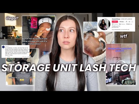 Lash Tech's in Storage Units? TikTok Scandal & The DEEPER Issue...