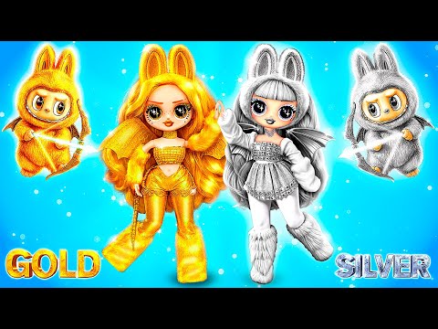 Golden and Silver ZIMOMO! LOL Surprise DIYs
