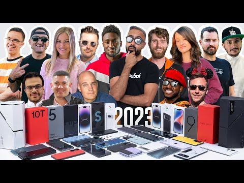 Which SMARTPHONES Do We Actually Use? 2022-23 YOUTUBER Edition ft. MKBHD, Linus Tech Tips + More