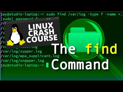 Linux Crash Course - The find command