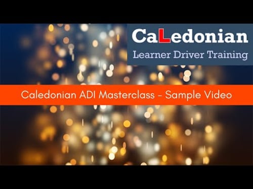 Caledonian ADI Masterclass Sample Video: Goal-setting
