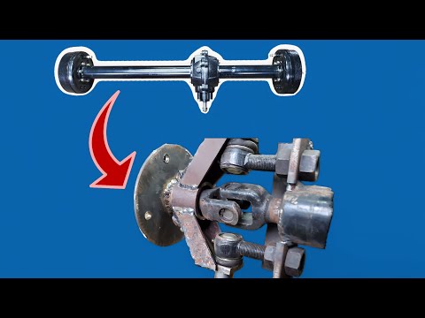 Rear Differential convert to front differential | Homemade 4x4 Mini Jeep Rock Crawler 4WD p2