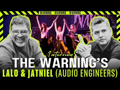 Behind The Sound: THE WARNING's Audio Engineers LALO & JATNIEL | English & Spanish Captions