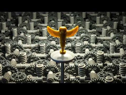 A Lego gear reduction bigger than the UNIVERSE