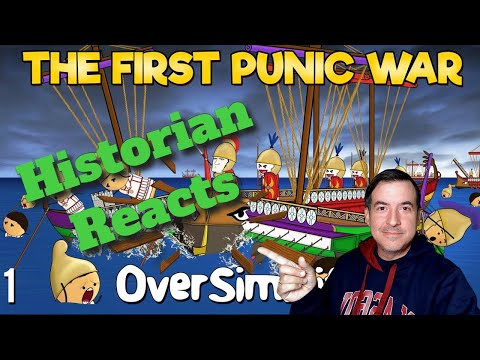 The First Punic War - OverSimplified (Part 1) - Historian Reacts