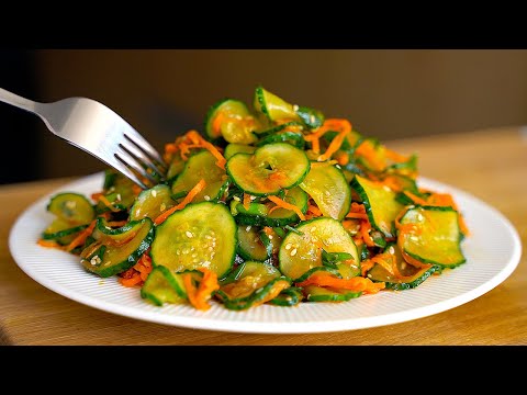 Gurkensalat, der Bauchfett verbrennt! Meine Mutter hat in einem Monat 25 kg abgenommen.