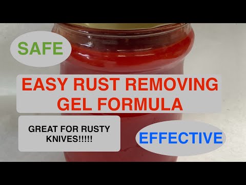 EASY HOMEMADE GEL RUST REMOVER!