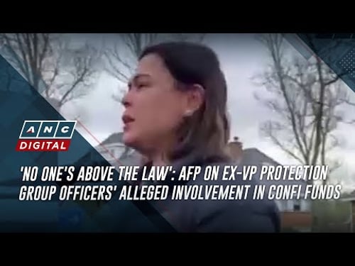 'No one's above the law': AFP on ex-VP protection group officers' alleged involvement in confi funds