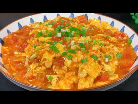 How to Make Tomato and Egg Stir-Fry? 30-Year Chef Shares Secrets for Deliciousness ! トマトと卵の炒め方