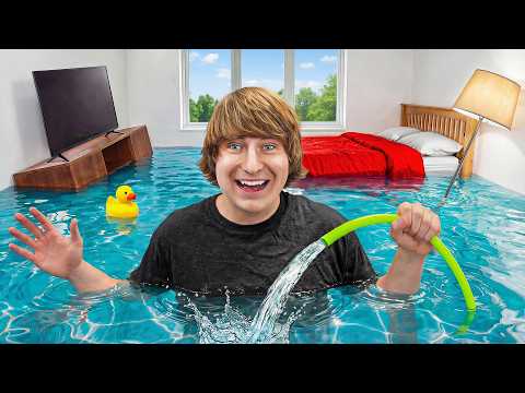 I Turned My Bedroom Into A Fish Tank!