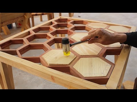 The Best Idea In Scrap Wood Processing // A Table With A Breakthrough And Extremely Unique Design