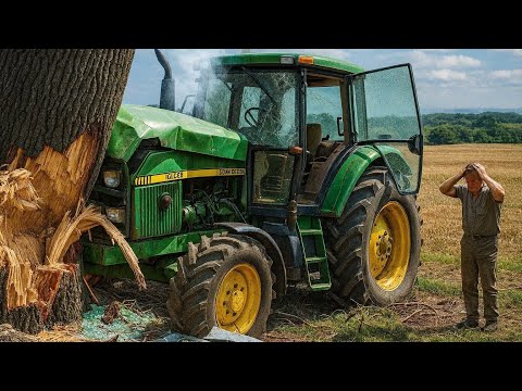 INSANE Tractor Fails Compilation 2025 | Extreme Heavy Equipment Driving #3