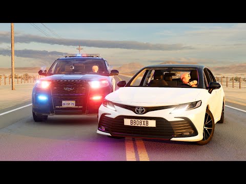 Police Chases and Car Crashes #1 - BeamNG drive