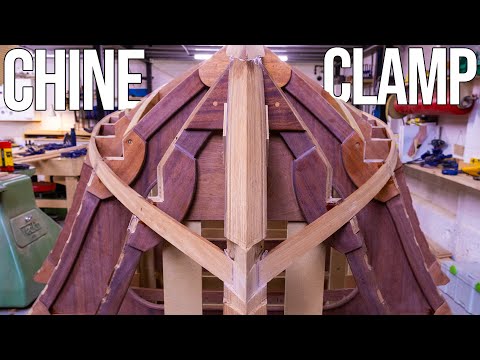 Wooden Runabout Chine Installation | Building Temptress Ep32