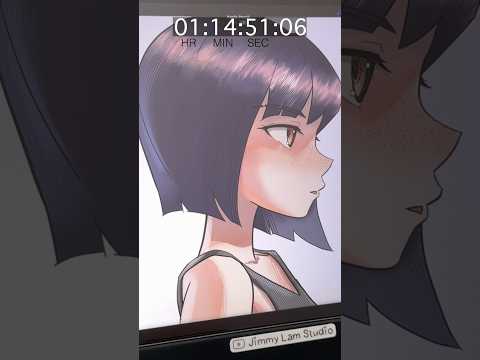 Digital Art Drawing on iPad