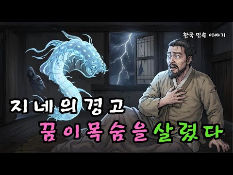 비 오는 밤, 상처 입은 대왕 지네를 살려준 나그네... 10년 후 살인 주막에서 그를 깨운 소름 돋는 예지몽 | 야담 | 민담 | 조선시대