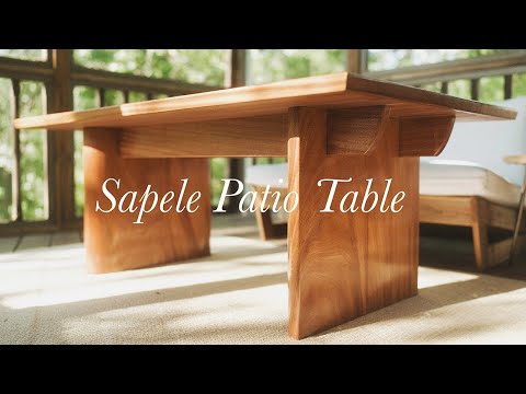 Making an Outdoor Patio Table
