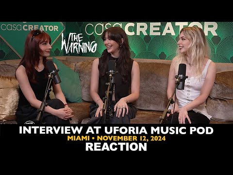 Reaction: The Warning Interview by Uforia Music Pod