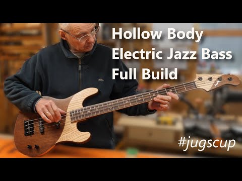 An electric jazz bass with a difference! #jurgscup bass guitar - full build video