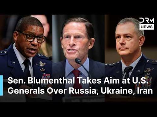 "These Are Not Mistakes" – Sen. Blumenthal Grills U.S. Generals Over Russia, Ukraine, Iran | AC1N