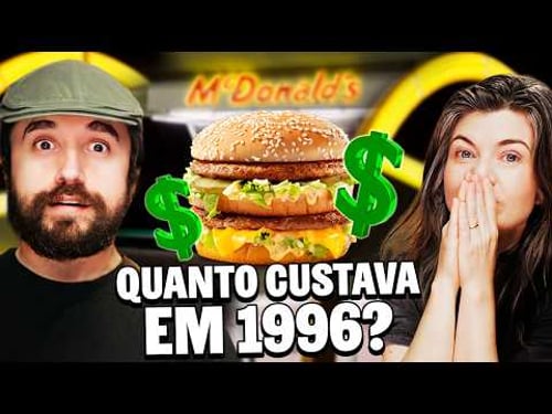 VOCÊ LEMBRA DO PREÇO DO HAMBURGUER EM 1996?