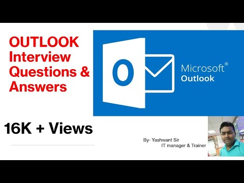 Outlook interview Questions and answers by Yashwant SIr | Email Clients | MS Outlook|What is Outlook
