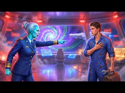 My Alien Admiral Crush Fired Me as a Bad Mechanic—Then the Battleship Refused to Launch SciFi Story