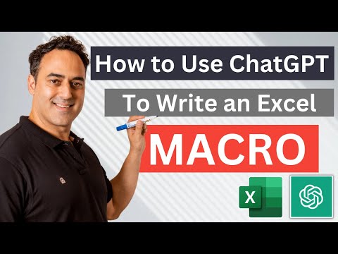 How to Use AI ChatGPT to Write Excel Macros
