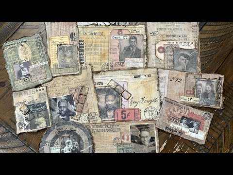 Craft With Me - Let’s Make Glossy Ephemera Grungy Using Napkins