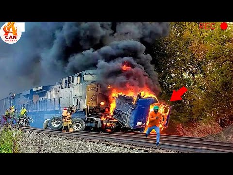 Most Unbelievable Train Moments Caught on Camera - Best of Month #119