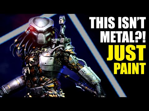 🎨Only 2 Paints / But It Looks Like Real Metal – Predator 3D Print