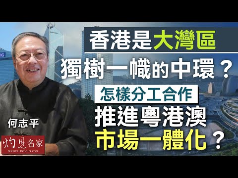 字幕|何志平:香港是大灣區獨樹一幟的中環? 怎樣分工合作 推進粵港澳市場一體化 ?|灼見政治︱2025-11-25