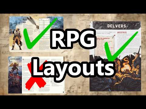 How a Bad Layout can RUIN an RPG