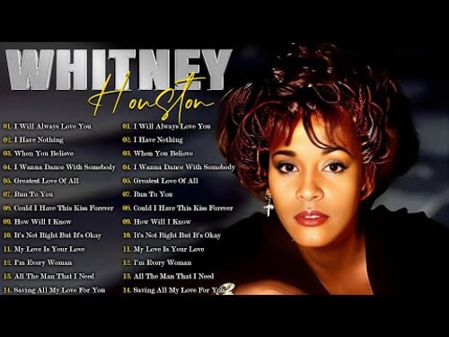Whitney Houston Greatest Hits 2026 💖 Best Songs of All Time - Ultimate World Divas Collection #dv4