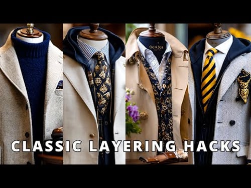 Ralph Lauren Inspired 2026 Layering Hacks for Men Over 40's Daily Life 👔🧥