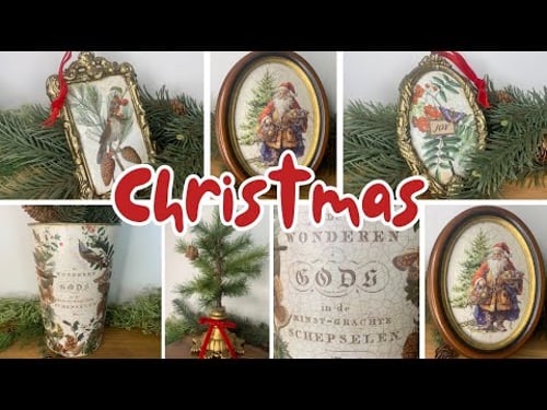 Working Through My Craft Stash | Beautiful Christmas Creations