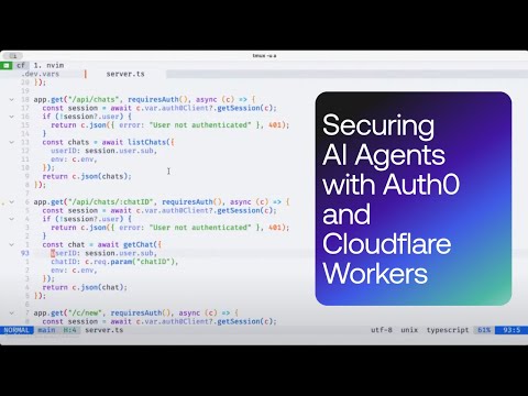 Developer Workshop: Build Secure AI Agents with Auth0 and Cloudflare Workers