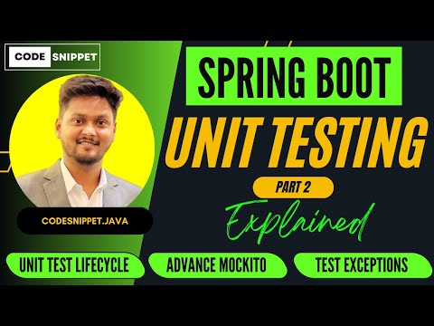 Unit Testing in Spring Boot with JUnit 5 and Mockito | Part 2