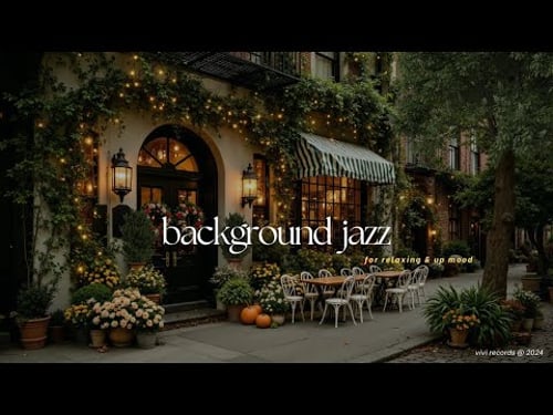 November Jazz Background Music - Winter Jazz Outside Coffee Shop for Work, Study and Relaxing Moods