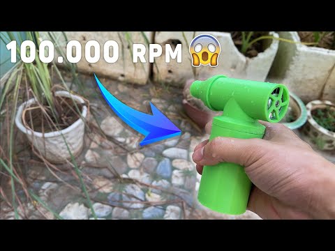 DIY Cordless Compressed Air Duster - 100000RPM